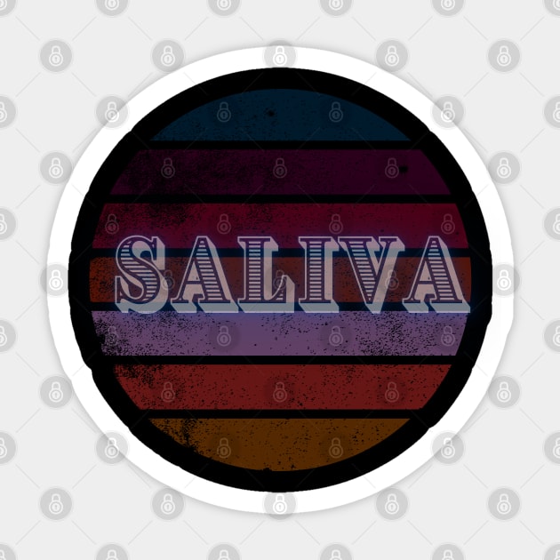 saliva Sticker by pemudaakhirjaman